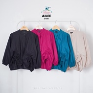 KEMEJA Ghanimi - Ailee Shirt Drawstring Linen Shirt/