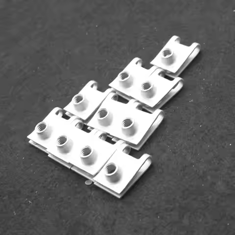 10pcs Front Cover U Nut Retainer Clips M6-1.0 For Mazda 3 5 6 CX-3 CX-5 CX-9 CX-30 CX-50 CX-90 MX-30