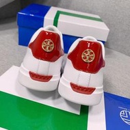 Chris 精品代購 Tory Burch TB 新款 小白鞋 熱賣款 休閒鞋 運動鞋 百搭 柔軟 舒適 金紅色Logo