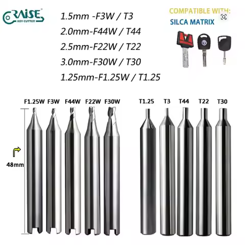 Locksmith Key Cutter F3 F44 F22 F30 Milling Cutter Compatible WIth SILCA Matrix Key Copy Machine HU6