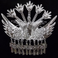 Ethnic Miao Ethnic Noble State Comb Hairpin Miao Silver Minority Ethnic Hair Accessories Tassel Head