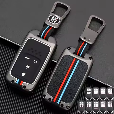 Zinc Alloy +Silicone Car Key Case For Honda Fit Lucky Vezel City Civic Jazz BRV BRV HRV HRV Shuttle