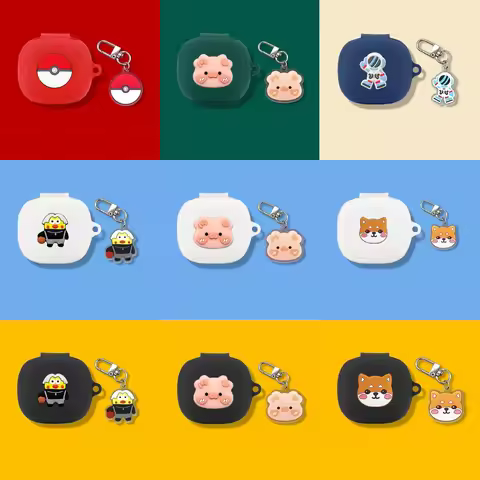 3D Cartoon Silicone Case For Redmi Buds 6 Play Earphone Protective Cover For Redmi Buds SE or Redmi 