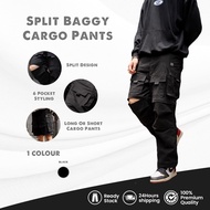 DC CLOTHING SPLIT BAGGY CARGO PANT