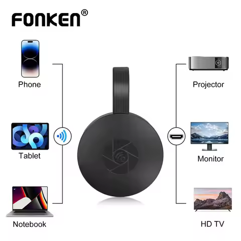 1080P G2 For MiraScreen Display Anycast HDMI-compatible Miracast Wireless WiFi Display TV Dongle For