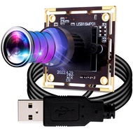 16MP USB Fisheye Camera Wide Angle PC Camera for Computer Raspberry Pi Mini UVC USB2.0 Webcam Board 