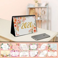 MAWAR Dine Wood CALENDAR 2020 SITTING TABLE DECORATION DISPLAY ROOM OFFICE PINK ROSE FLOWER THEME