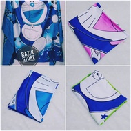KAIN BALI KARAKTER DORAEMON/KAIN BALI BAHAN RAYON SUPER/KAIN BUAT PLAFON TRUCK DAN HIASAN KAMAR
