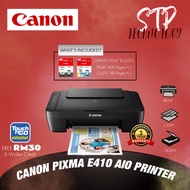 CANON Pixma E410 All-In-One Color Inkjet Printer PG47 CL57s CL57 Free One Set Ink