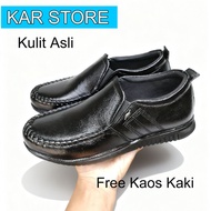 Men's Slip-On Shoes with Genuine Leather Laces, Amor Character, Quality
