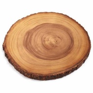 Wood CUTTING PLATE Wood slice Wood pieces rustic decoration various diy crafts LARGE Size7