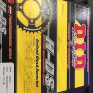 LC135 DID HEAVYDUTY SPROCKET + CHAIN SET