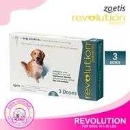 Revolution Selamectin for Dogs 40-85lbs (3 Tubes)