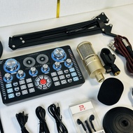 [ Hàng Xịn ] COMBO Livestream Chuyên Nghiệp Tại Nhà SoundCard X7Pro - Micro Thu Âm K200 Giá Rẻ Âm Th