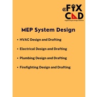 MEP System Design - HVAC, Electrical, Plumbing, Firefighting - Design & Drafting