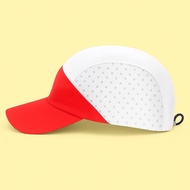 MERAH Red and White Waterproof Sports Hat for Men & Women