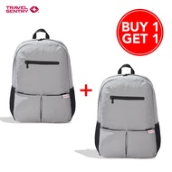 Travel Sentry Foldable Backpack - Grey