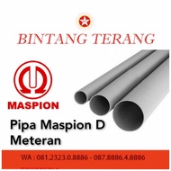 Pipa PVC Maspion D 3" meteran / Pipa Paralon Maspion D 3" inch - 1 mtr