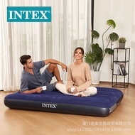 Intex 64758 Air Mattress Double Air Bed Outdoor Thickened Air Bed Foldable Bed