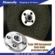 Manooby Hexagon Flange Nut for Angle Grinder Disc Quick Change Locking Flange Nut for Type 100 Angle Grinder Power Tools Accessories