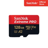 SanDisk Extreme Pro microSDXC 128GB SQXCD V30 U3 C10 A2 UHS-I 200MB/s R 90MB/s With Adaptor ( SDSQXC