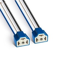 Soket Lampu Depan H4 Pigtail Penyambung H4 Kabel Pendawaian Penyambung Perempuan 14AWG Seramik H4 90