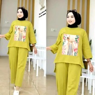 Setelan Baju Dewasa Abg Remaja SETCEL OneSet SLEBEW Setelan kaos Dewasa terbaru & termurah