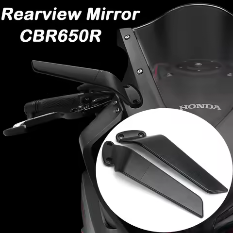 2024 CBR650R Rearview Mirror Motorcycle Invisible Rearview Mirror For Honda CBR 650R CBR650R 2019-20