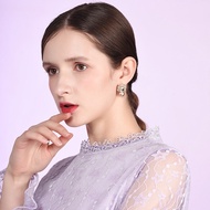 Elegant Generous Temperament Rose Imitation Pearl Earrings Give Mom Give Mother-in-law Mother