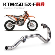 ★Exhaust Pipe★Suitable for KTM450 Off-Road Motorcycle Modified Exhaust Pipe KTM450 SX-F Stainless St
