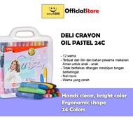 Crayon Deli CC215 Oil Pastel 24 Colors Nice Day (AGNEZ MO)