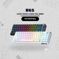 RK R65 Mechanical Keyboard with knob Wired Hotswappable