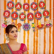 2025 New Diwali Party Decoration New Diwali Party Decoration Banner Happy Diwali Flag Indian Festiva