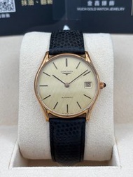 二手 USED LONGINES 浪琴 LINEN GOLD DIAL 4184 994 金色 淨錶 WATCH ONLY