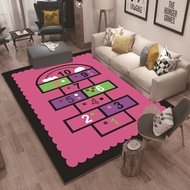 Floor Mats Carpet Play Pads Soft Girl Heart Pink Baby