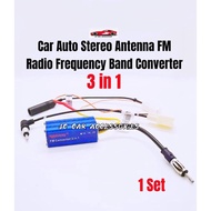 Car Auto Stereo Antenna FM Radio Frequency Band Converter 3 in 1 Spidekng Fm Convertor 3 In 1（Toyota