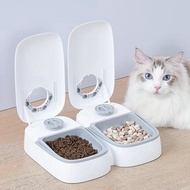 Automatic Pet Feeder Smart Cat Food Dispenser For Wet and Dry Food Dispenser Timer Bowl Dog Kitten Auto Feeder For Cat 2 Meals pdgger