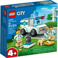 LEGO City - Vet Van Rescue Toy Animal Ambulance 60382
