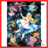 Tenyo Made in Japan 266-Piece Disney Alice in Wonderland Jigsaw Puzzle with Sparkling Dream Stained 