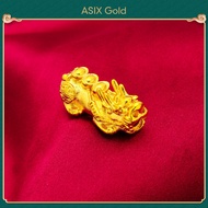 ASIX GOLD ชุบด้วยทอง 24k จี้ฟอร์จูนพิซิ่ว สีไม่เปลี่ยนเป็นสีดํา ไม่ลอกออก