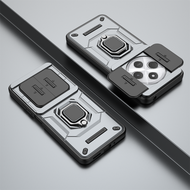 Casing For Xiaomi Redmi 14C Redmi14C 14 C 2024 Shockproof Phone Case Armor Ring Bracket Stent Push C