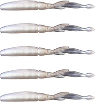 Southern Salt Hoodwink 4.75" Soft Plastic Fluke Lure – Weedless Design with Weighted Tail Ball – 5-P