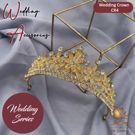 SKI Jewellery Wedding Accessories Golden Hair Accessories Wedding Tiara Bridal Crown Hair Accessorie