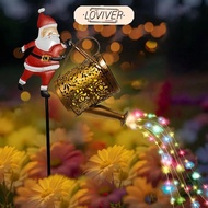 LOVIVER Solar Christmas Stake Light Yard Art Solar Light for Courtyard Pathway Porch