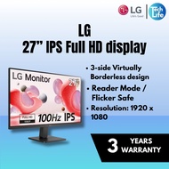 LG 27MR400 27 Inch IPS Full HD Monitor With Amd Freesync™