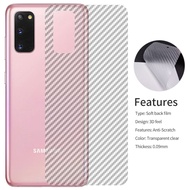 For Samsung Galaxy A14 A13 5G Carbon Fiber Back Film And Samsung A22 A23 A32 A33 A34 A42 A52 A52S A53 A54 A73 5G/ A04S A04E A03S A02S A11 A12 3D Soft Back Film Galaxy S10 S20 S21 S22 S23 Plus Ultra/ Note 8 9 10Pro 20Pro Back Screen Protectors