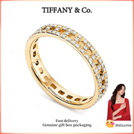 (New) Womens Fashion Ring Gold plated T True Narrow Diamond Ring Valentines Day holiday gifts