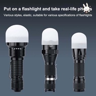 [Teh] 2Pcs Silicone Elastic Flashlight Lampshade For SP31 SP35 IF22A C8G IF25A SP36 S2 C8 EA01 TS21 