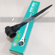 GLORY Double Key Ring Ratchet Wrench Scaffolding 24 X 26 mm socket Wrench 2 sizes Japan