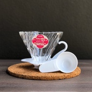 Coffee  Dripper: HARIO V60 Glass Dripper 02W (100% Original)
